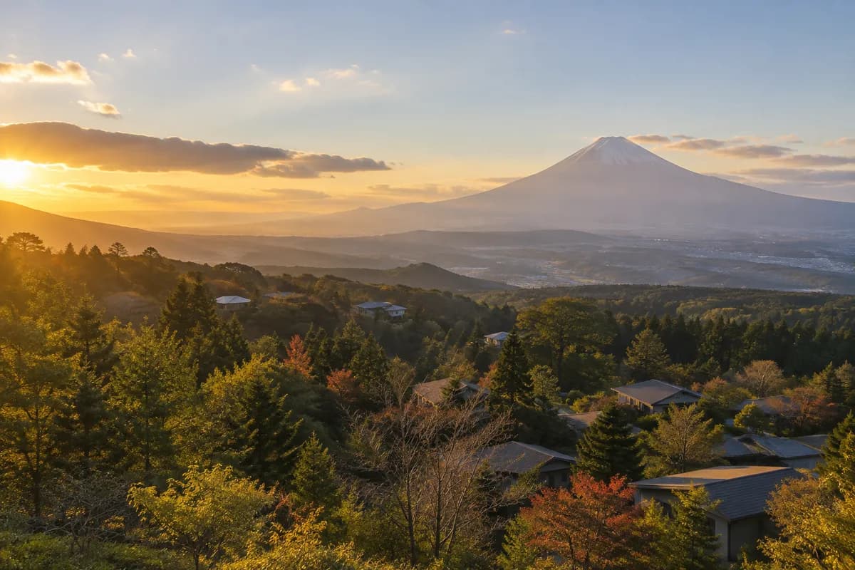 グランステージ紅富台の地域の雰囲気を表現したAI生成イメージ（実際の現地写真ではありません）