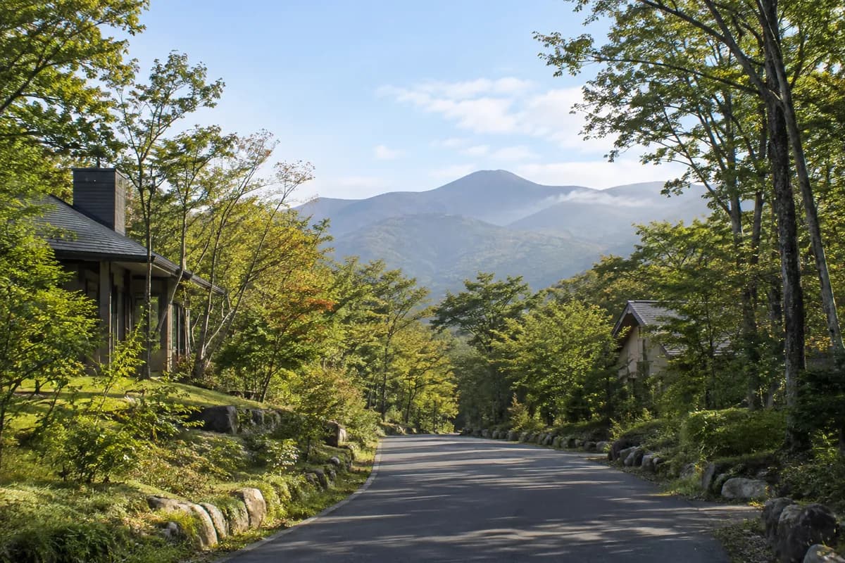 那須平和郷の地域の雰囲気を表現したAI生成イメージ（実際の現地写真ではありません）
