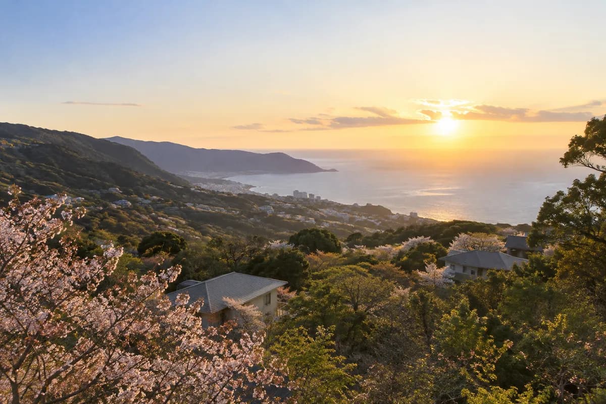 桜ヶ丘分譲地の地域の雰囲気を表現したAI生成イメージ（実際の現地写真ではありません）