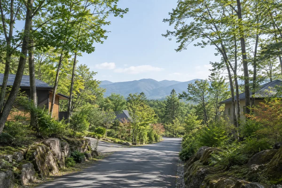 玉取平の地域の雰囲気を表現したAI生成イメージ（実際の現地写真ではありません）