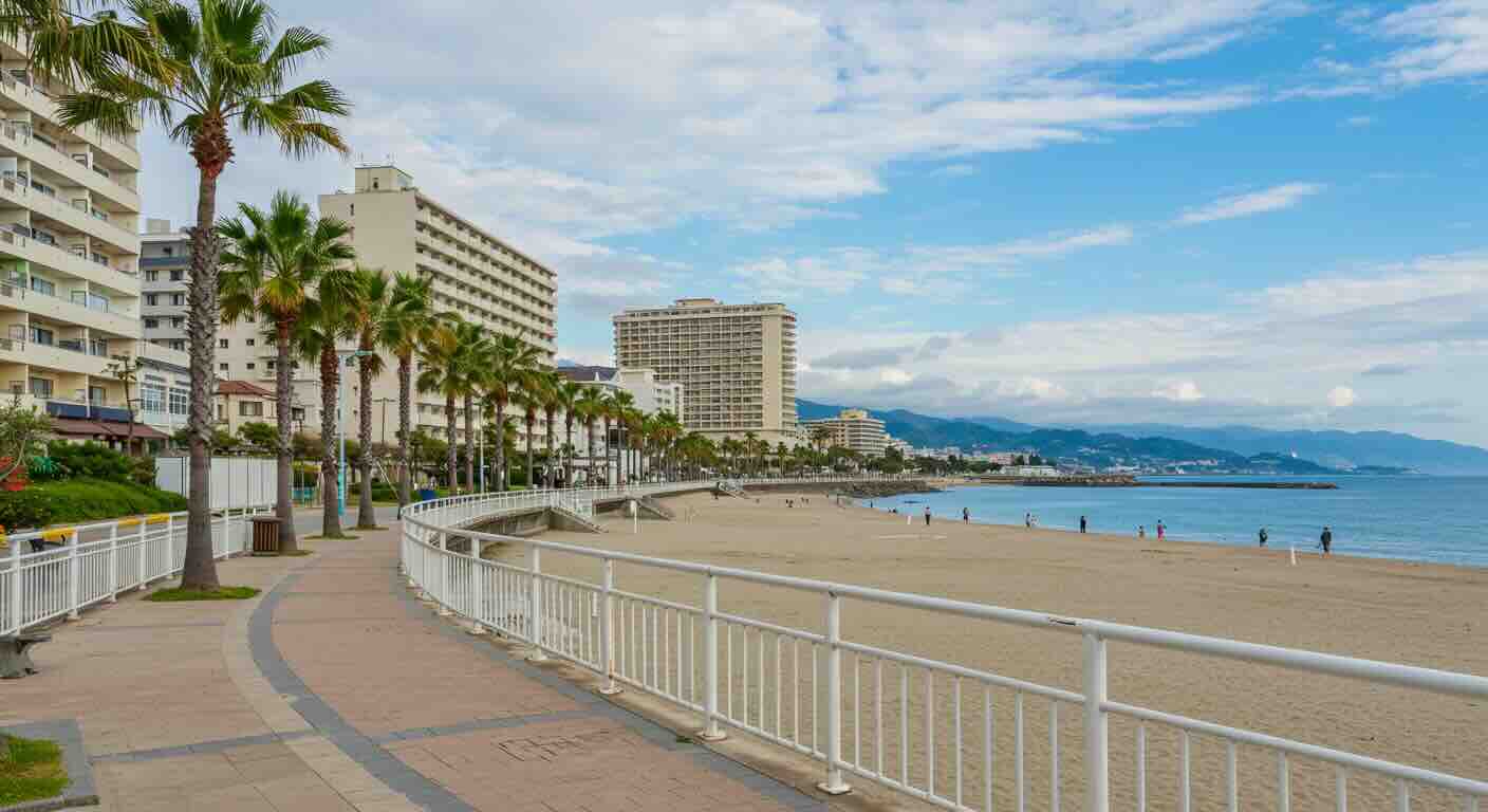 熱海中心部の風景
